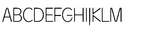 Sizek Pro Condensed Extra Light Font UPPERCASE