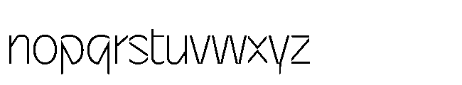 Sizek Pro Condensed Extra Light Font LOWERCASE