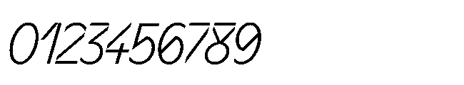Sizek Pro Condensed Light Italic Font OTHER CHARS