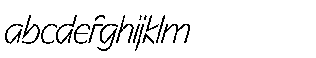 Sizek Pro Condensed Light Italic FONT
