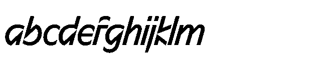 Sizek Pro Condensed Medium Italic FONT