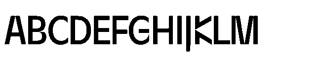 Sizek Pro Condensed Medium Font UPPERCASE