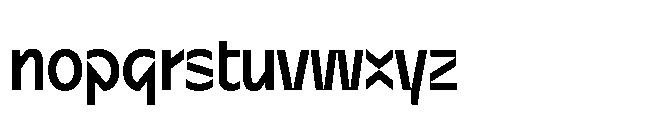 Sizek Pro Condensed Medium Font LOWERCASE