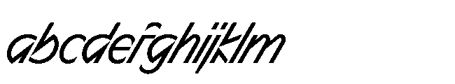 Sizek Pro Condensed Regular Super Italic FONT