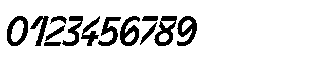 Sizek Pro Condensed Semi Bold Italic Font OTHER CHARS