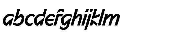 Sizek Pro Condensed Semi Bold Italic FONT
