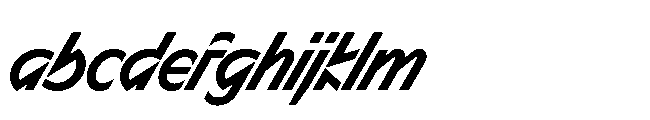 Sizek Pro Condensed Semi Bold Super Italic FONT