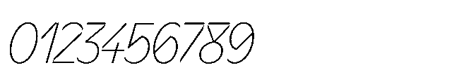 Sizek Pro Condensed Thin Italic Font OTHER CHARS