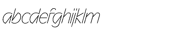 Sizek Pro Condensed Thin Italic FONT