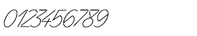 Sizek Pro Condensed Thin Super Italic Font OTHER CHARS