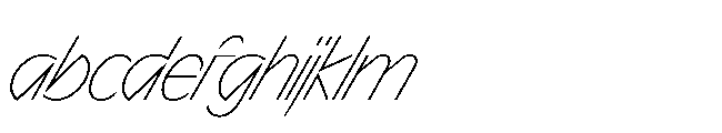 Sizek Pro Condensed Thin Super Italic FONT