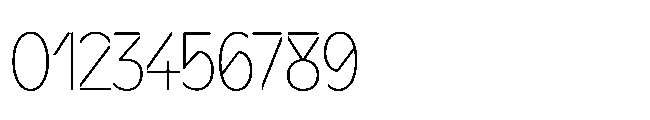 Sizek Pro Condensed Thin Font OTHER CHARS
