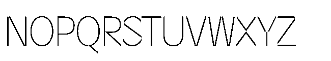 Sizek Pro Condensed Thin Font UPPERCASE