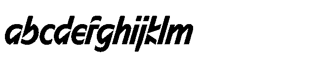 Sizek Pro Extra Condensed Bold Italic FONT