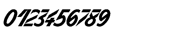 Sizek Pro Extra Condensed Bold Super Italic Font OTHER CHARS