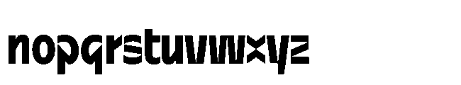Sizek Pro Extra Condensed Bold Font LOWERCASE