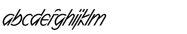 Sizek Pro Extra Condensed Clear Super Italic FONT