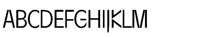 Sizek Pro Extra Condensed Clear Font UPPERCASE