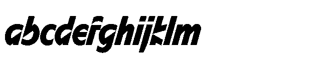 Sizek Pro Extra Condensed Extra Bold Italic FONT