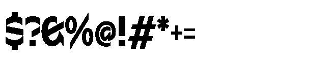 Sizek Pro Extra Condensed Extra Bold Font OTHER CHARS