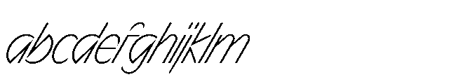Sizek Pro Extra Condensed Extra Light Super Italic FONT