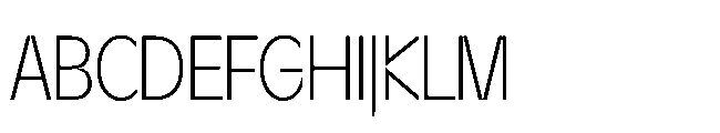 Sizek Pro Extra Condensed Extra Light Font UPPERCASE