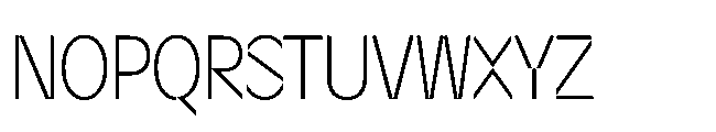 Sizek Pro Extra Condensed Extra Light Font UPPERCASE