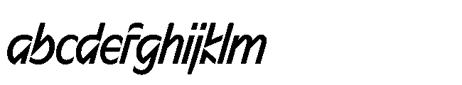 Sizek Pro Extra Condensed Medium Italic FONT
