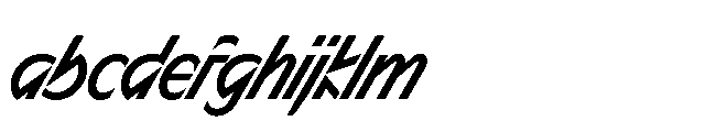 Sizek Pro Extra Condensed Medium Super Italic FONT