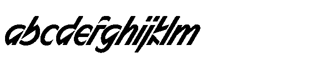 Sizek Pro Extra Condensed Semi Bold Super Italic FONT