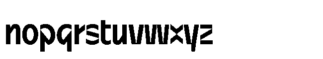 Sizek Pro Extra Condensed Semi Bold Font LOWERCASE