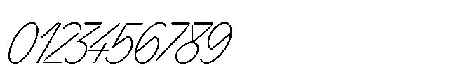 Sizek Pro Extra Condensed Thin Super Italic Font OTHER CHARS