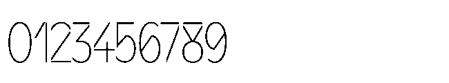 Sizek Pro Extra Condensed Thin Font OTHER CHARS