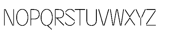 Sizek Pro Extra Condensed Thin Font UPPERCASE