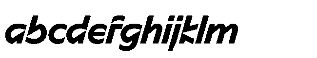 Sizek Pro Narrow Bold Italic FONT