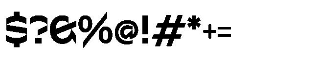 Sizek Pro Narrow Bold Font OTHER CHARS