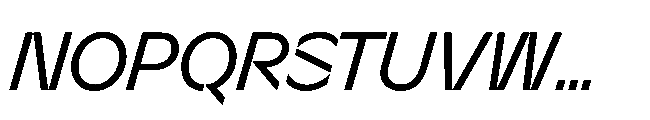 Sizek Pro Narrow Book Italic Font UPPERCASE