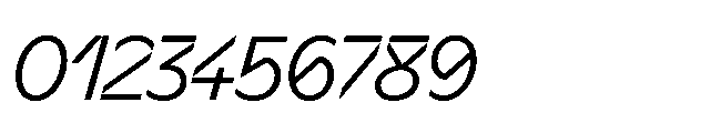 Sizek Pro Narrow Clear Italic Font OTHER CHARS