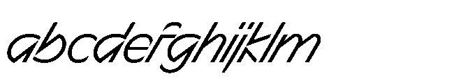 Sizek Pro Narrow Clear Super Italic FONT