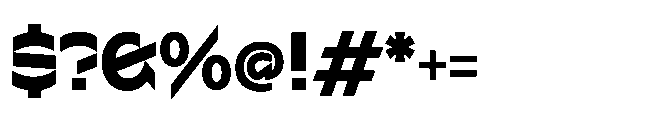 Sizek Pro Narrow Extra Bold Font OTHER CHARS