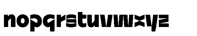 Sizek Pro Narrow Extra Bold Font LOWERCASE