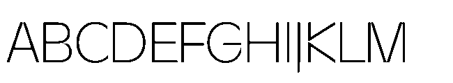 Sizek Pro Narrow Extra Light Font UPPERCASE