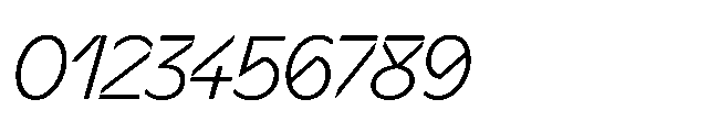 Sizek Pro Narrow Light Italic Font OTHER CHARS