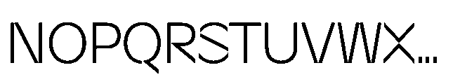 Sizek Pro Narrow Light Font UPPERCASE