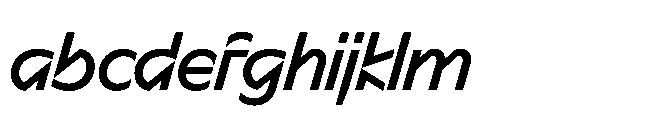 Sizek Pro Narrow Medium Italic FONT