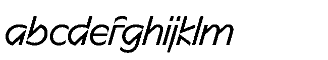 Sizek Pro Narrow Regular Italic FONT