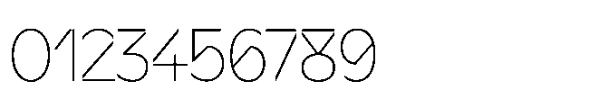 Sizek Pro Narrow Thin Font OTHER CHARS