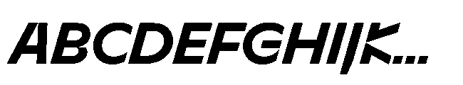 Sizek Pro Norm Bold Italic Font UPPERCASE