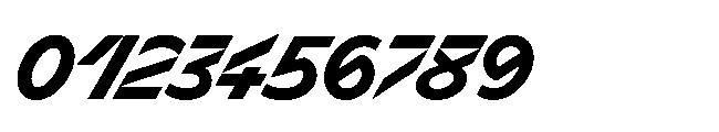 Sizek Pro Norm Bold Super Italic Font OTHER CHARS