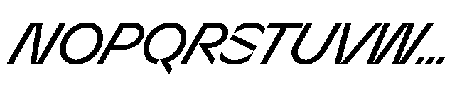Sizek Pro Norm Book Super Italic Font UPPERCASE